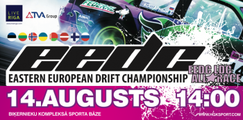 Latvijā notiks Austrumeiropas PRO Drift čempionāta 4. posms