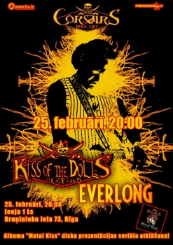 Grupa "Kiss Of The Dolls" ieskandinās debijas albumu un seriālu