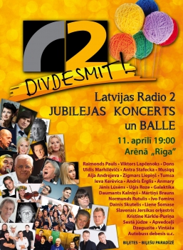 Latvijas Radio 2 divdesmitgades svinības