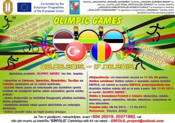 Apmaiņas projekts "Olimpic Games"