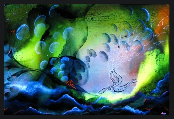 Viluzorās mākslas gleznu izstāde "Vārti uz Visumu"