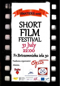 Noslēgusies pieteikšanās īsfilmu festivālam "Amatieris 2010"