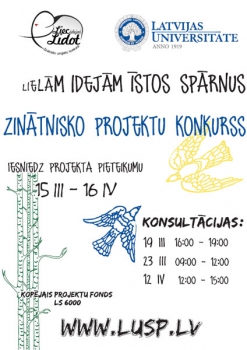 Zinātnisko projektu konkurss (ZPK)